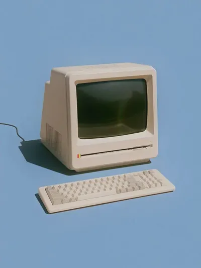An old school computer.