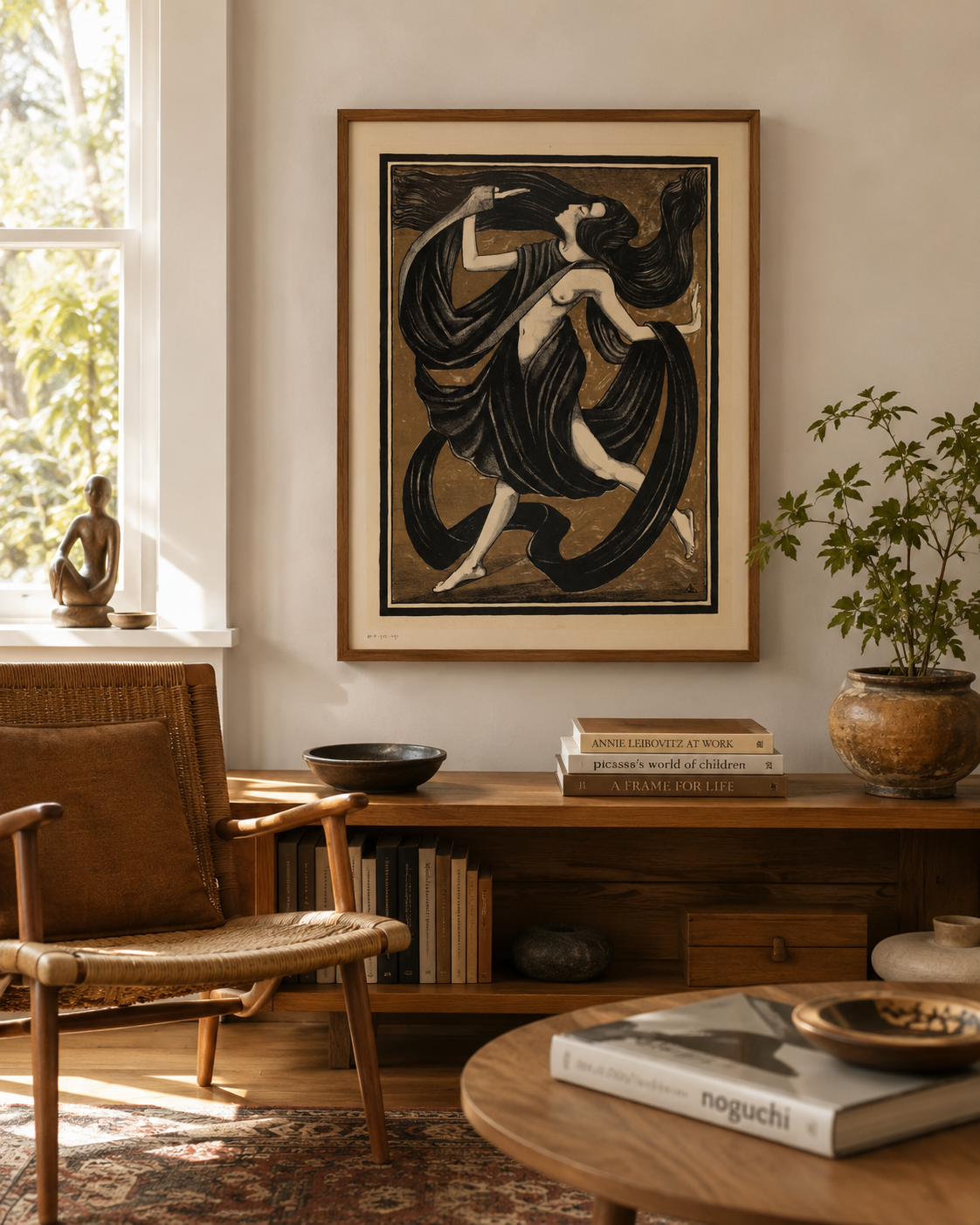 Dancing lady painting