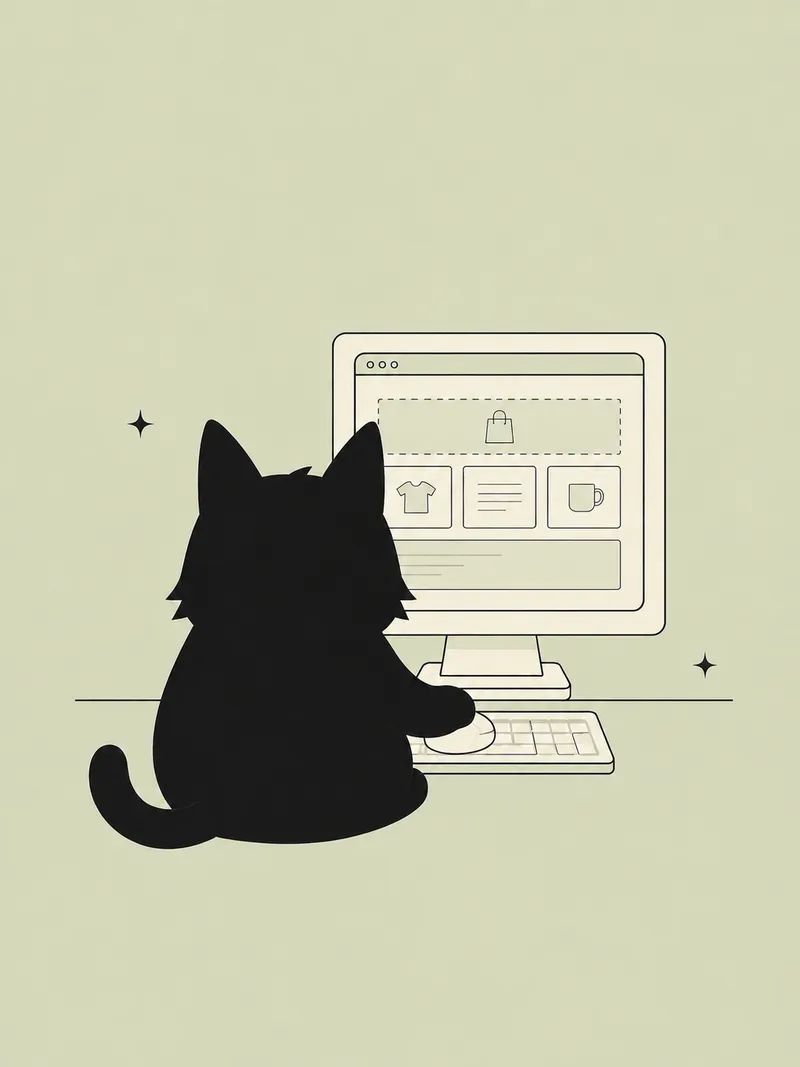 Zero the black cat typing on a computer